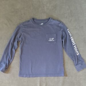 Vineyard Vines Boys' Vintage Whale Long Sleeve Pocket Tee